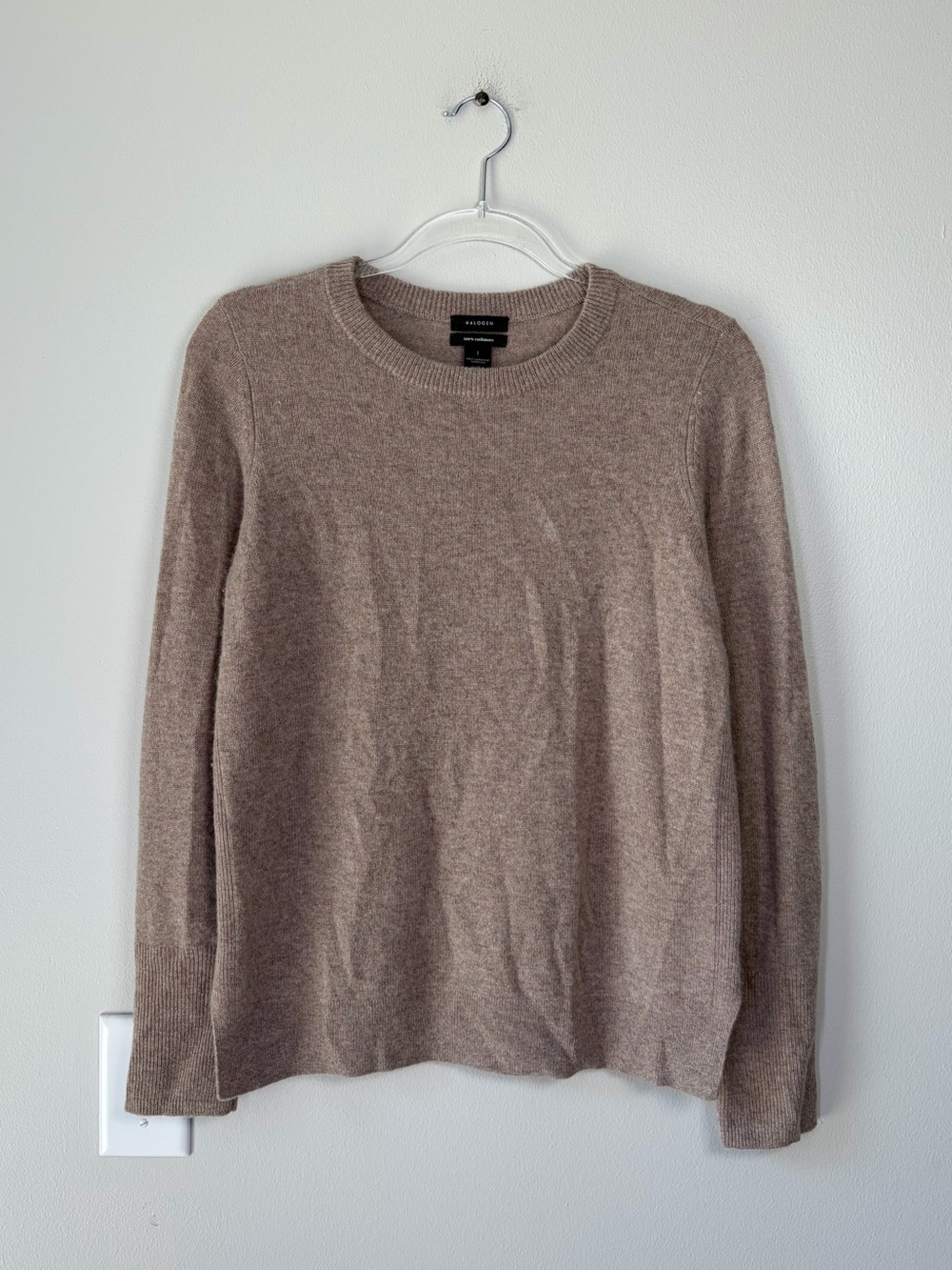 Halogen Cashmere Crewneck Sweater
